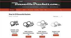 Desktop Screenshot of bonnevillebrackets.com