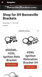 Mobile Screenshot of bonnevillebrackets.com